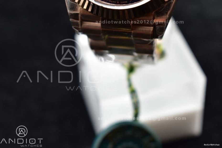 Dial DayDate Bracelet Crystal Markers A TWF Meteorite President RG 402 SmartChoice Steel 40 on 316L 0422